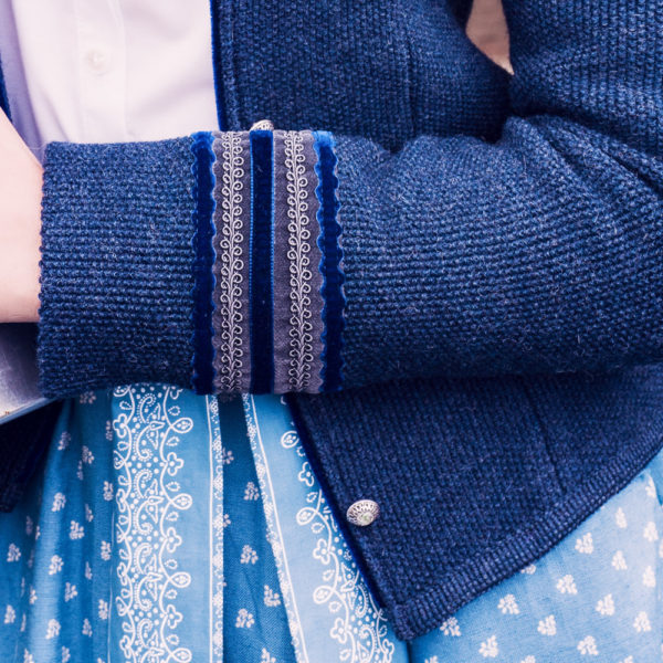 Strickblazer MariaX - salzburger blau – Bild 6