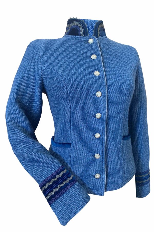 Strickblazer LunaX - jeansblau – Bild 3