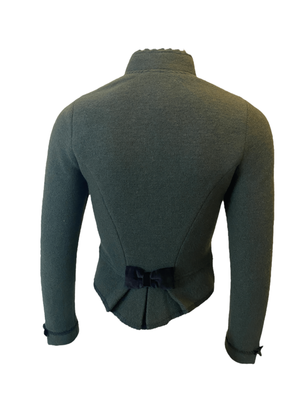 Strickjacke ElisaX - oliv – Bild 3