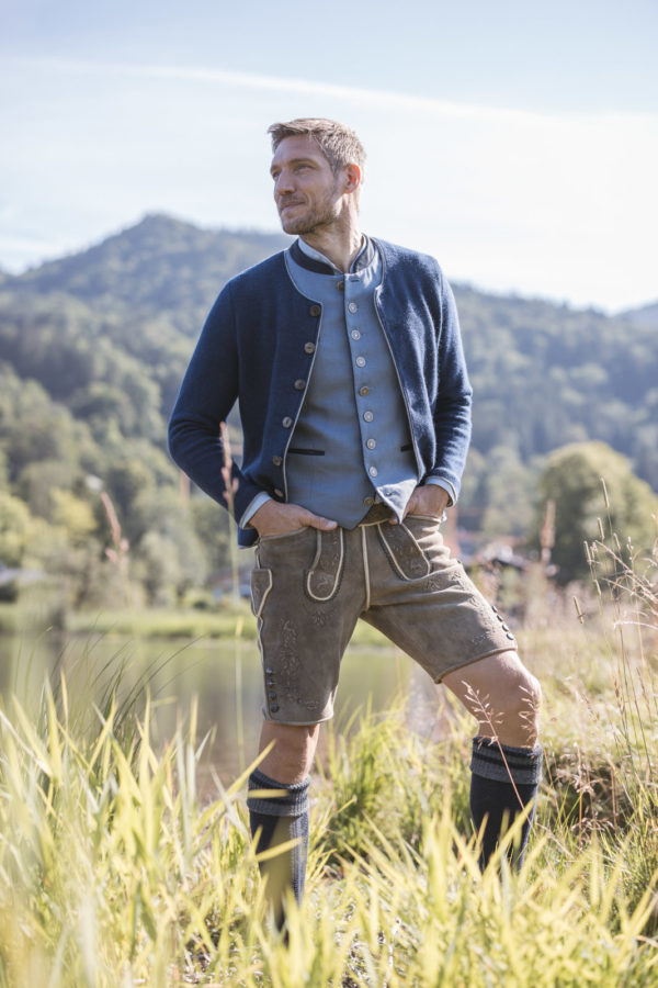 Strickjacke KilianX - saphirblau