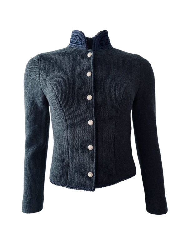 Strickblazer CaroX - marineblau