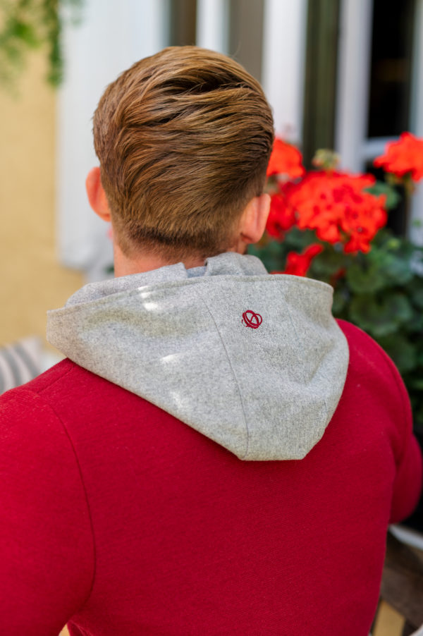 Kapuzenjacke EmilianX - merlotrot – Bild 7