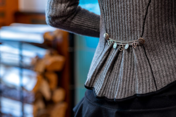 Strickblazer MaryX - mittelgrau – Bild 6